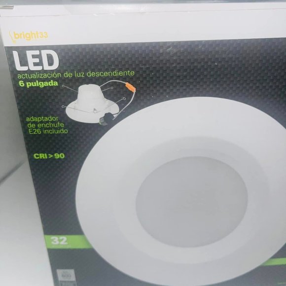 Recessed LED Ceiling lights 6 inch~ 60w/12w ~~32year life~ New In Box~~ set of 5 - Picture 3 of 6